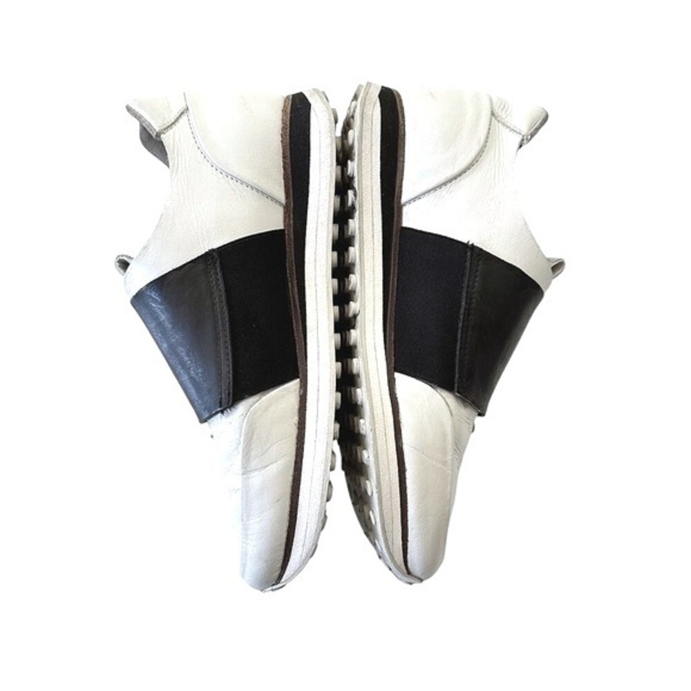 Rag & Bone Kent Slip On Sneakers White Black Leather 38 (SEE NOTE)